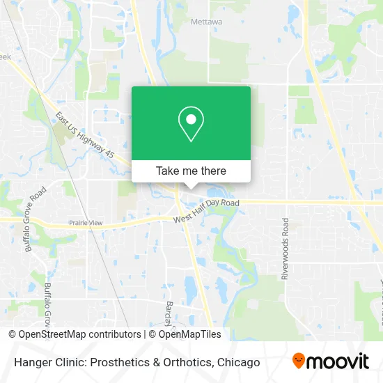 Hanger Clinic: Prosthetics & Orthotics map