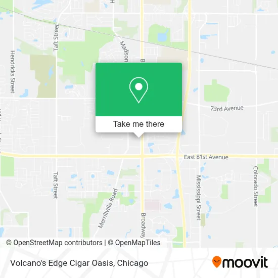 Volcano's Edge Cigar Oasis map