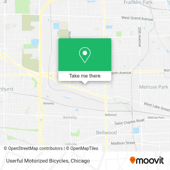 Userful Motorized Bicycles map