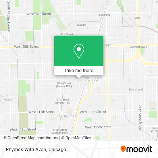Rhymes With Avon map