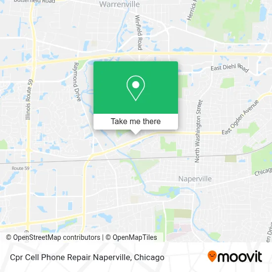 Cpr Cell Phone Repair Naperville map
