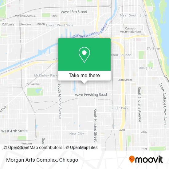 Morgan Arts Complex map