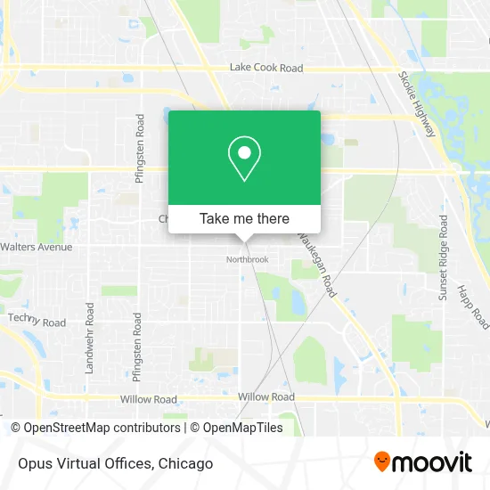 Opus Virtual Offices map
