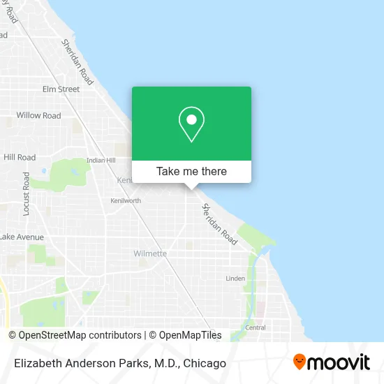 Elizabeth Anderson Parks, M.D. map