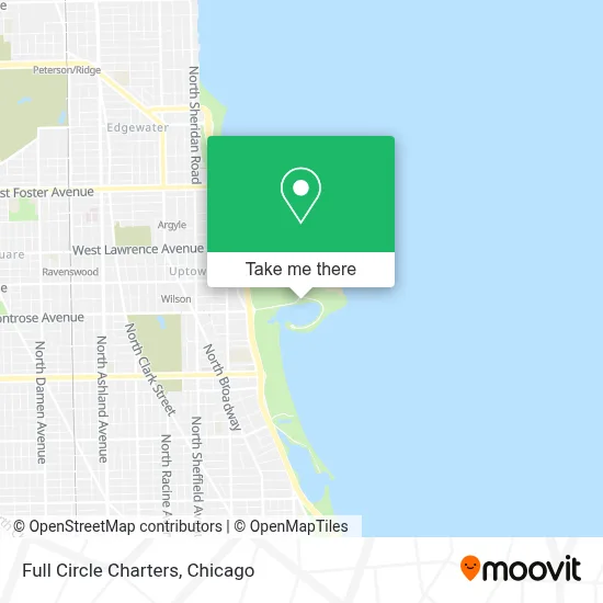 Full Circle Charters map