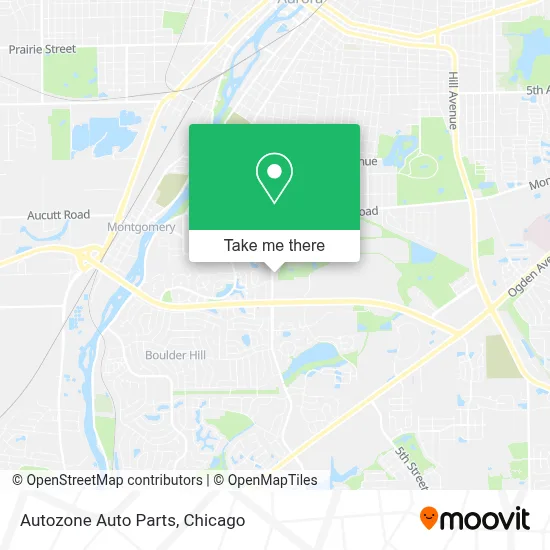 Autozone Auto Parts map