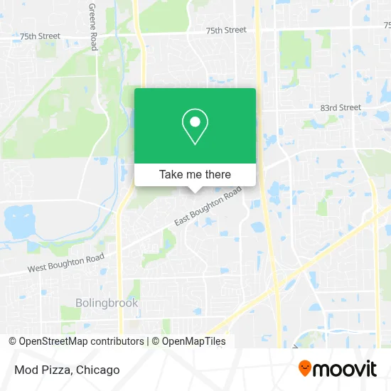 Mod Pizza map
