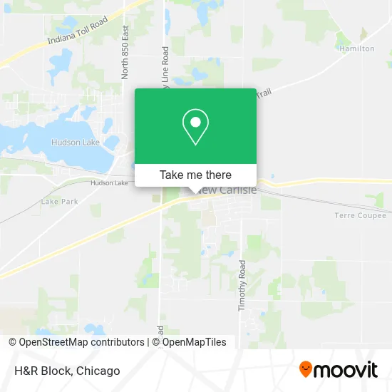 H&R Block map