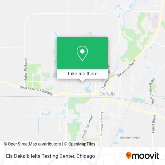 Els Dekalb Ielts Testing Center map