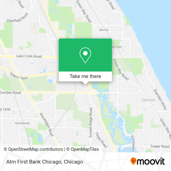 Atm First Bank Chicago map