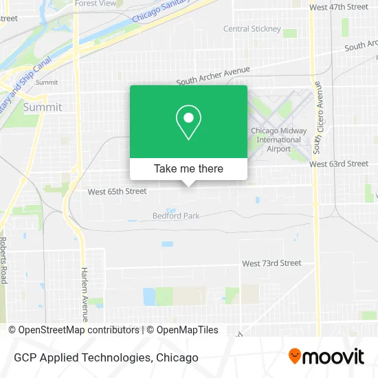 Gcp Applied Technologies map