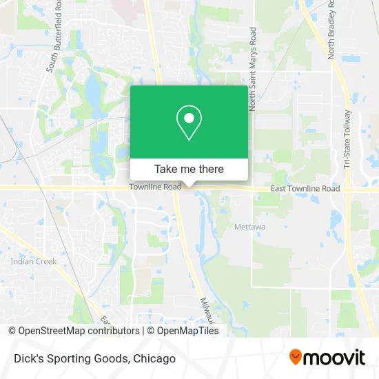 Dick's Sporting Goods map