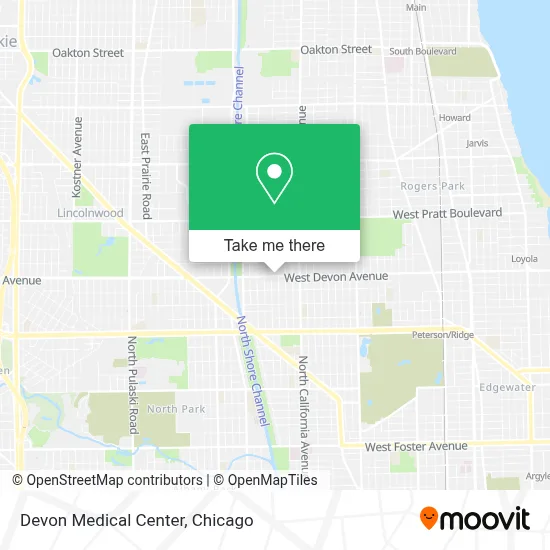 Devon Medical Center map