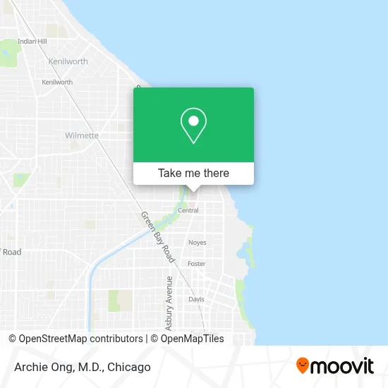 Archie Ong, M.D. map
