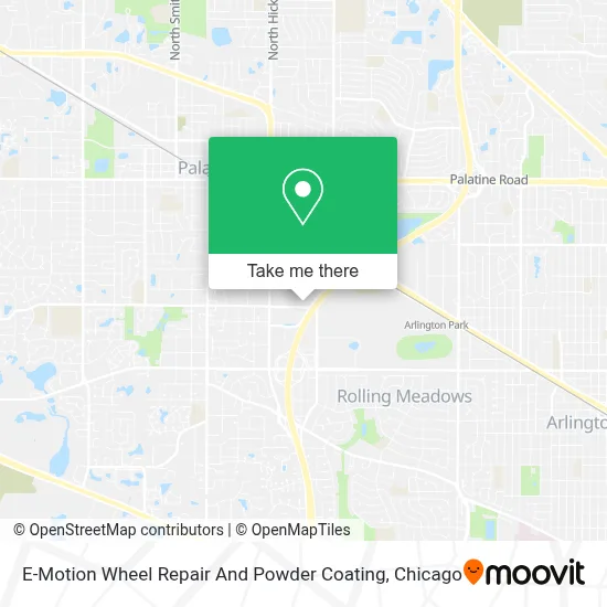 E-Motion Wheel Repair And Powder Coating map