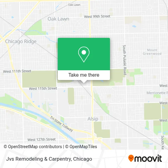 Jvs Remodeling & Carpentry map