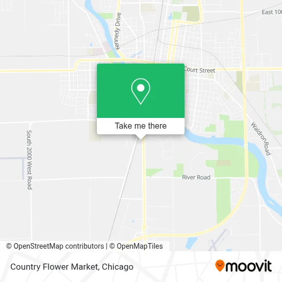 Country Flower Market map