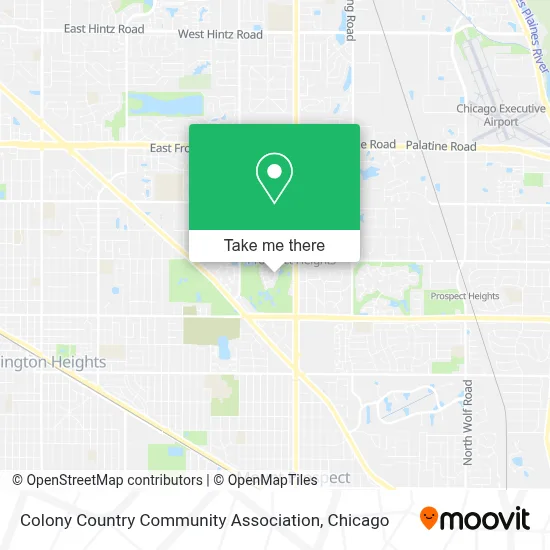 Colony Country Community Association map