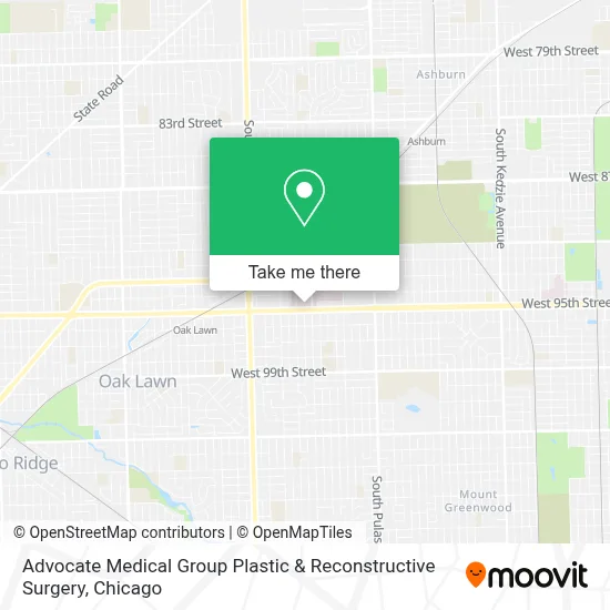 Advocate Medical Group Plastic & Reconstructive Surgery map