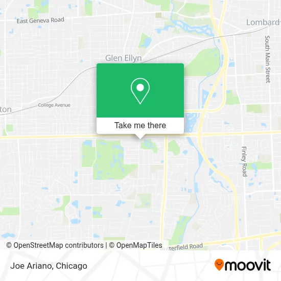 Joe Ariano map