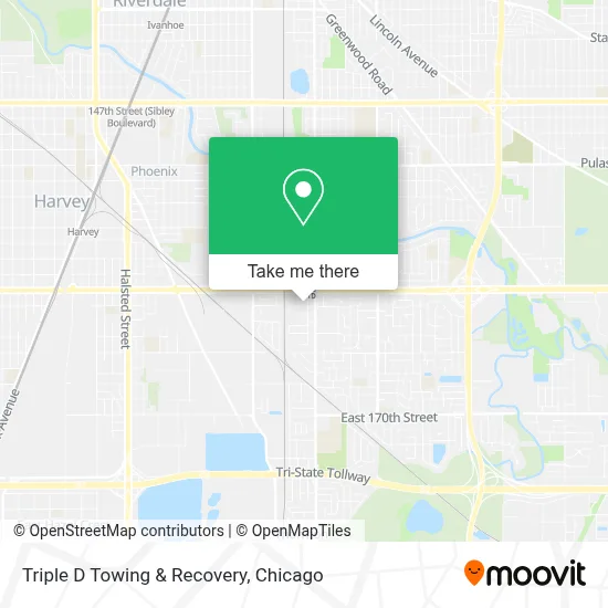 Triple D Towing & Recovery map