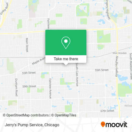 Jerry's Pump Service map