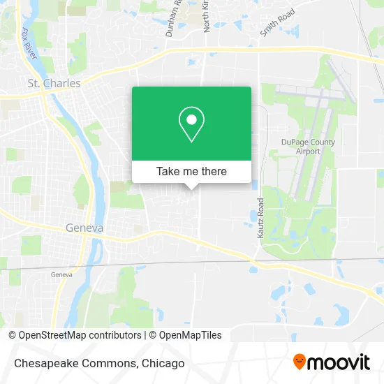Chesapeake Commons map