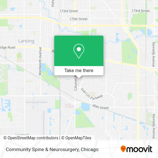 Community Spine & Neurosurgery map
