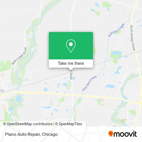 Plano Auto Repair map