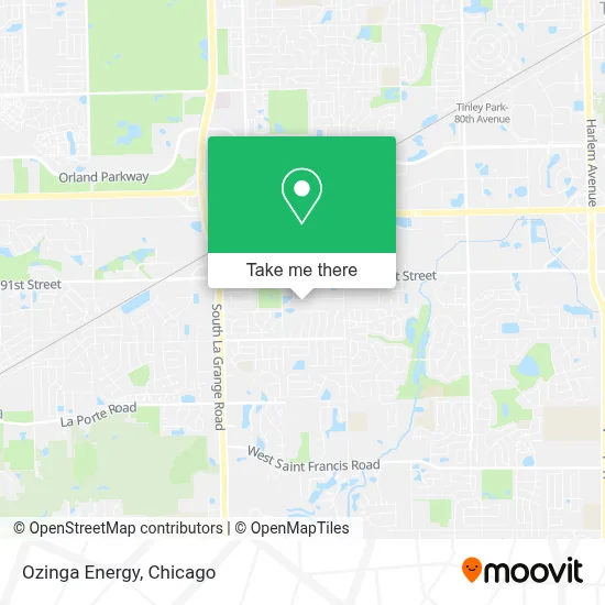 Ozinga Energy map