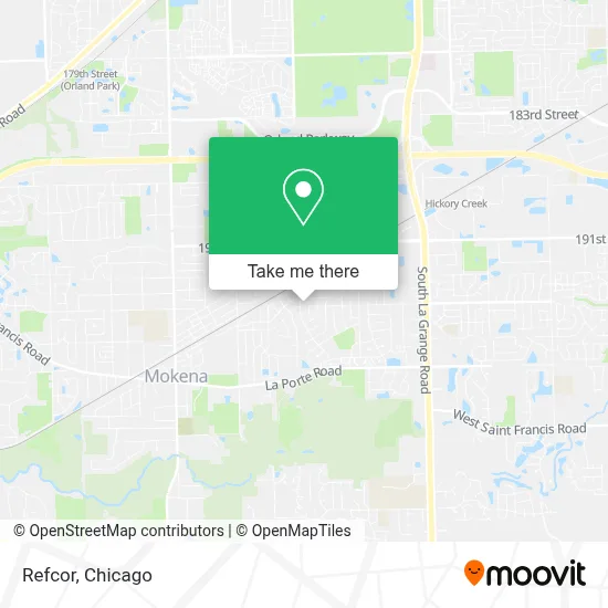 Refcor map