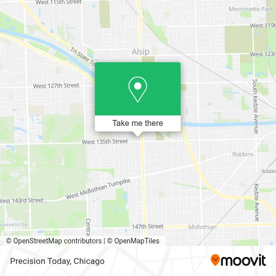 Precision Today map