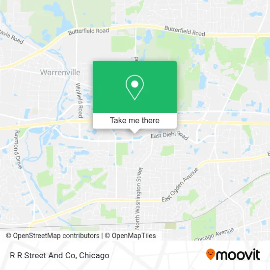 R R Street And Co map