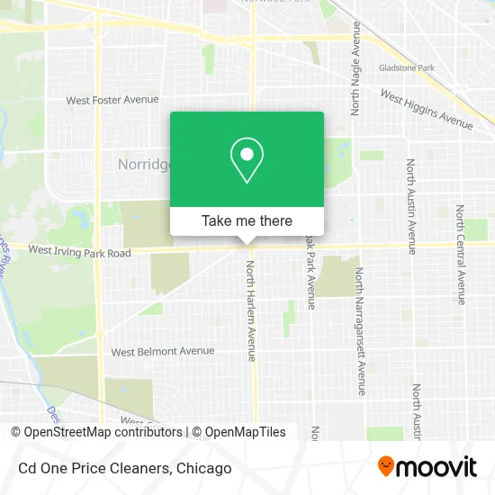 Cd One Price Cleaners map