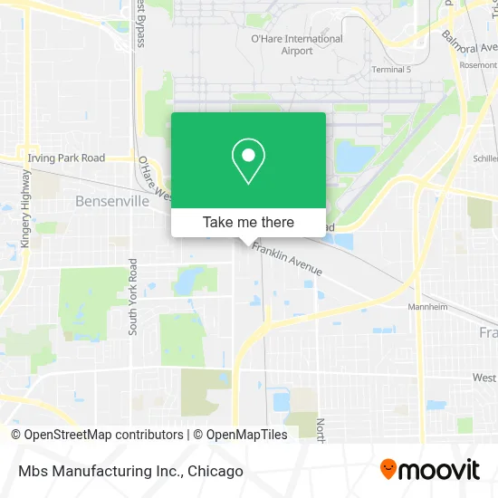 Mbs Manufacturing Inc. map