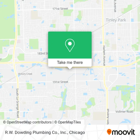 R.W. Dowding Plumbing Co., Inc. map