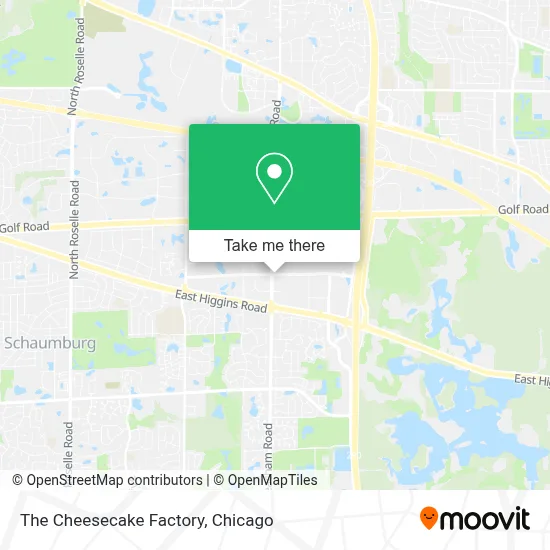 The Cheesecake Factory map