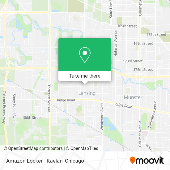 Amazon Locker - Kaelan map