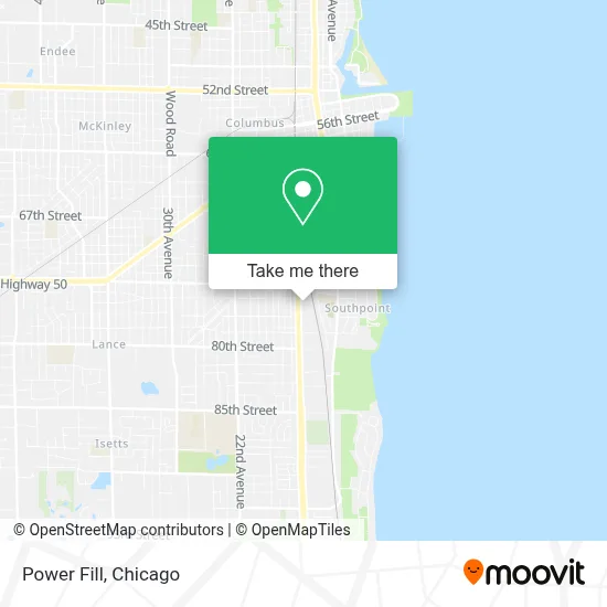 Power Fill map