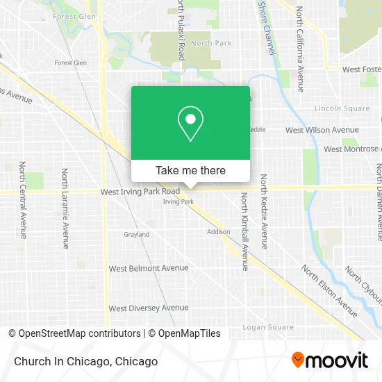 Church In Chicago map