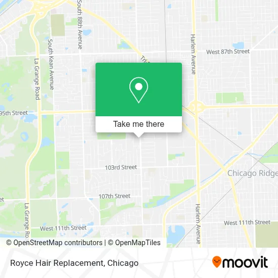 Royce Hair Replacement map