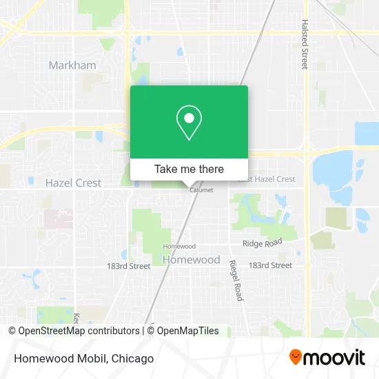 Homewood Mobil map
