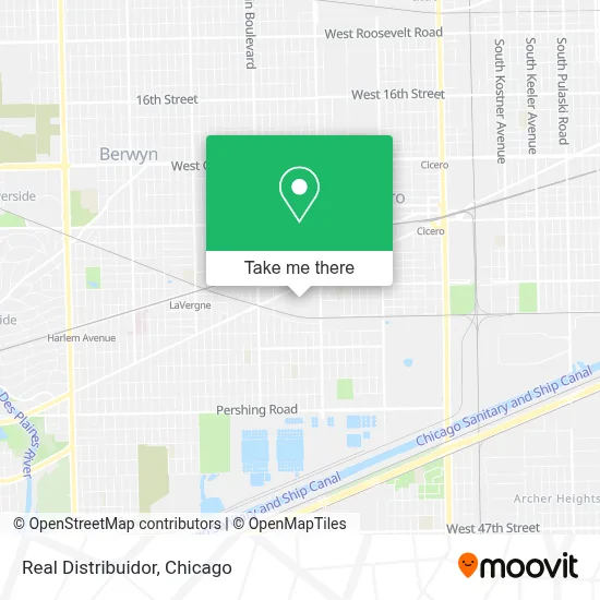 Real Distribuidor map