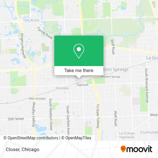 Closer map