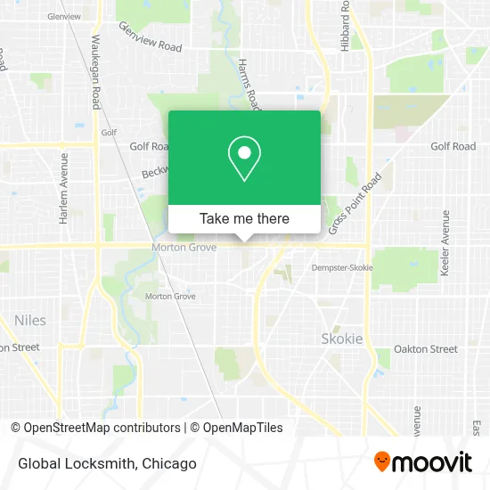 Global Locksmith map