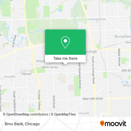 Bmo Bank map
