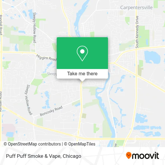 Puff Puff Smoke & Vape map