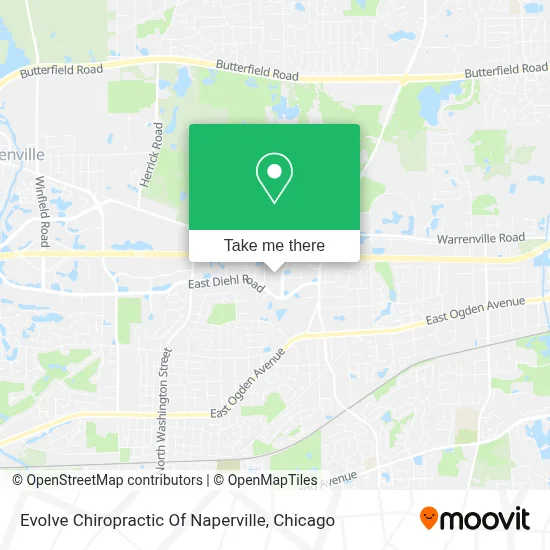 Evolve Chiropractic Of Naperville map