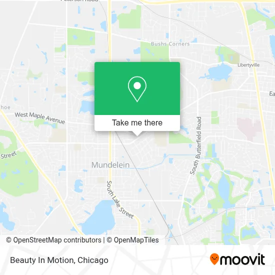 Beauty In Motion map