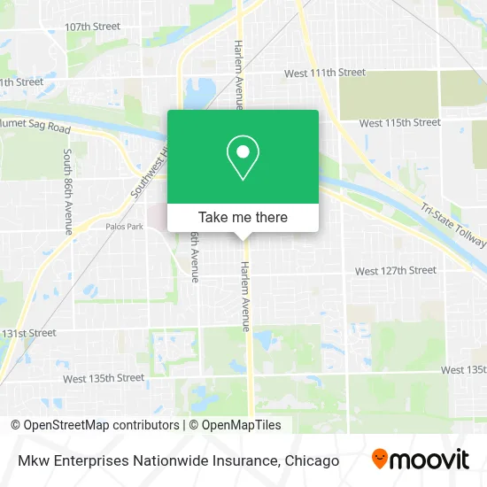 Mkw Enterprises Nationwide Insurance map